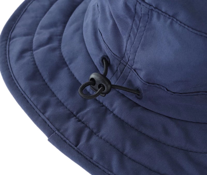 Connectyle Kids UPF 50+ Bucket Sun Hat UV Sun Protection Hats Wide Brim Summer Beach Hat Navy - Image 5